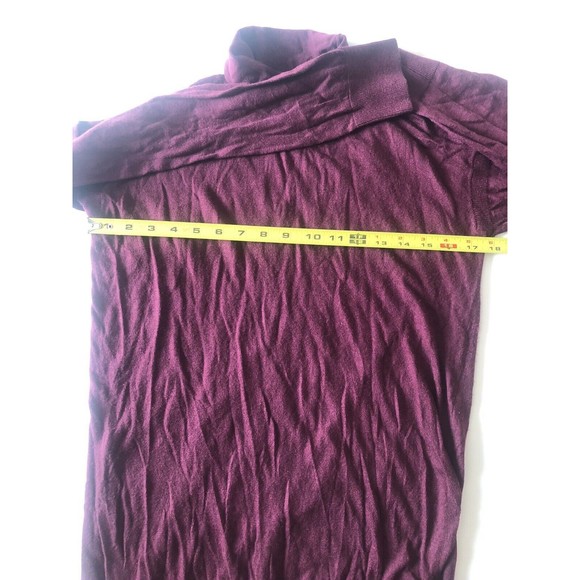 Women's Splendid High Low Turtleneck Sweater Dress Slit Sides Size Small - Picture 6 of 9